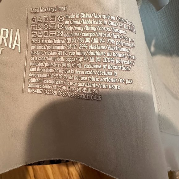 Victoria's Secret Victoria Sport‎ "Angel Max" Leopard Print Sports Bra 32DDD EUC - Picture 7 of 9